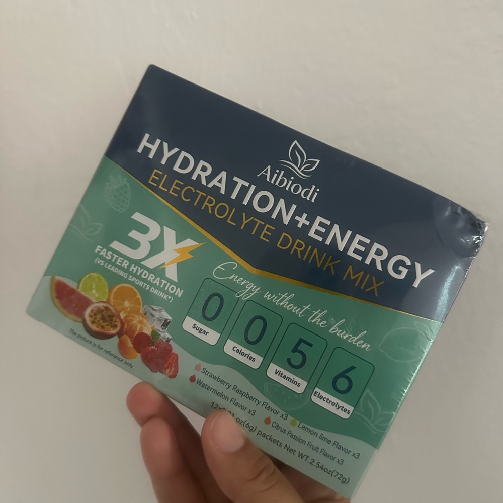 Abbiodi Hydration + Energy Electrolyte Drink Mix